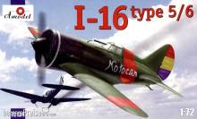 Amodel AMO72124 - 1:72 I-16 type 5/6 Soviet fighter
