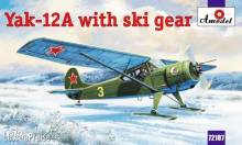 Amodel AMO72187 - 1:72 Yakovlev Yak-12A with ski gear