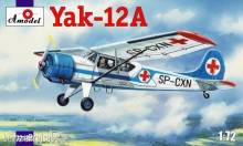 Amodel AMO72188 - 1:72 Yakovlev Yak-12A Soviet multirole aircr.