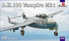 Amodel AMO72207 - 1:72 D.H.100 Vampire Mk1 RAF jet fighter