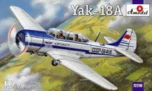 Amodel AMO72218 - 1:72 Yakovlev Yak-18 Sov. prim. train. aircr.
