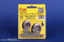 CMK 129-7518 - Bloch MB.210 Mainwheels and Tailwheel w/Leg