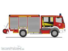 Rietze 72915 - Schlingmann Varus HLF FW Schwerte, 1:87