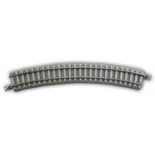 Rokuhan 7297051 - Gleis gebogen R195-30°, mit Betonschwellen