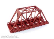 Rokuhan 7297088 - Kastenbrücke rot, 110 mm