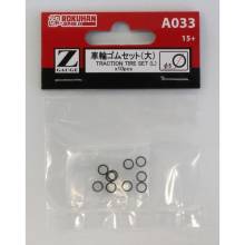 Rokuhan 7297435 - Haftreifen für Lokomotiven, 5mm 10St. für T008, T018