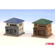 Rokuhan 7297631 - Zweistöckiges Haus Typ-C braun