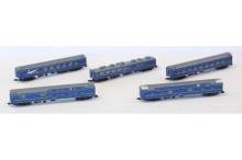 Rokuhan 7297762 - Personenwagen Serie 24 (HOKUTOSei), 5er Ergänzungsset