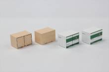 Rokuhan 7297827 - 12´Container U19A Japan Soda (beige & grün) 4er Pack
