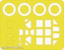 Eduard Accessories CX010 - Bf 109E-4 in 1:72