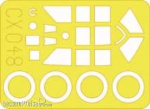 Eduard Accessories CX048 - P-47D-20 Thunderbolt in 1:72
