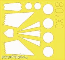 Eduard Accessories CX108 - F-117 Nighthawk in 1:72