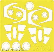 Eduard Accessories CX120 - A-7D/E Corsair II CX120 in 1:72