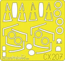 Eduard Accessories CX207 - A-7 Corsair II für Hobby Boss Bausatz in 1:72