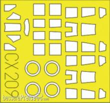Eduard Accessories CX209 - A6M2 Zero für Fine Molds /Model Graphix Bausatz in 1:72