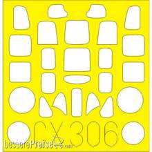 Eduard Accessories CX306 - 1:72 A6M2 Zero for Airfix