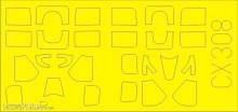 Eduard Accessories CX308 - 1:72 F6F for Eduard