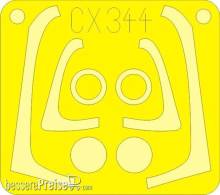 Eduard Accessories CX344 - 1:72 EF-2000 single seater for Hasegawa