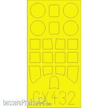 Eduard Accessories CX432 - F4F-4 for Airfix in 1:72