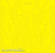 Eduard Accessories CX485 - B-17G antiglare panels(VE production)for Airfix in 1:72