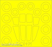Eduard Accessories CX491 - Su-34 for Trumpeter