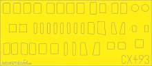 Eduard Accessories CX493 - H8K2 Emily fuselage windows for Hasegawa