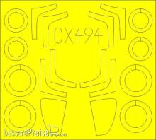 Eduard Accessories CX494 - MiG-29SMT for Zvezda