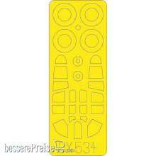 Eduard Accessories CX534 - P-40K for Special Hobby in 1:72