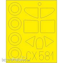 Eduard Accessories CX581 - D.520 for Hasegawa in 1:72