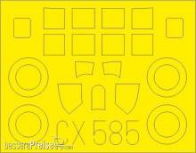 Eduard Accessories CX585 - Wildcat Mk.VI for Arma Hobby in 1:72
