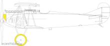 Eduard Accessories CX599 - 1:72 Fokker D.VII (OAW) Weekend 1/72 for EDUARD