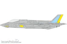 Eduard Accessories CX655 - 1/72 F-35A RAM panels late 1/72 TAMIYA