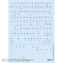 Eduard Accessories D48061 - Mi-24V stencils Russian & English for Zvezda in 1:48