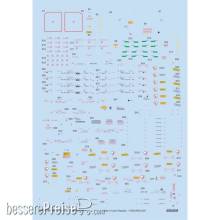 Eduard Accessories D48075 - Su-27UB stencils 1/48 for ACADEMY/KITTY HAWK/GWH in 1:48
