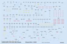 Eduard Accessories D48081 - 1:48 MiG-23MF/ML stencils 1/48 for TRUMPETER