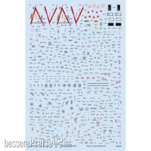 Eduard Accessories D48094 - 1:48 F-4B stencils for TAMIYA