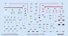 Eduard Accessories D48098 - 1:48 A6M2 stencils 1/48 EDUARD