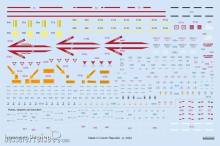 Eduard Accessories D48099 - 1:48 F-14 stencils for TAMIYA