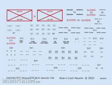 Eduard Accessories D48108 - 1:48 Mosquito B Mk.IV stencils for TAMIYA/REVELL