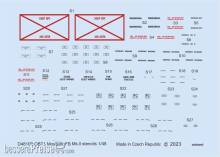 Eduard Accessories D48109 - 1:48 Mosquito FB Mk.II stencils 1/48 for TAMIYA