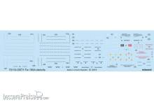 Eduard Accessories D72009 - Fw 190A stencils for Eduard