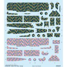 Eduard Accessories D72024 - Fokker D.VII 4color lozenge for Eduard