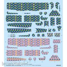 Eduard Accessories D72025 - Fokker D.VII 5color lozenge for Eduard