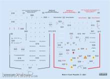 Eduard Accessories D72030 - Bf 109E stencils 1/72 for SPECIAL HOBBY/TAMIYA/AIRFIX in 1:72