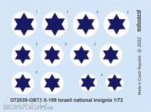 Eduard Accessories D72039 - 1:72 S-199 Israeli national insignia 1/72