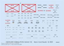 Eduard Accessories D32020 - 1:32 Mosquito FB Mk.II stencils 1/32 for TAMIYA