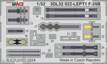 Eduard Accessories D32022 - 1/32 F-35A stencils 1/32
