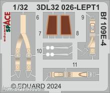 Eduard Accessories 3DL32026 - Bf 109E-4 SPACE 1/32