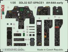 Eduard Accessories 3DL32027 - AH-64A early SPACE