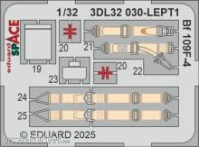 Eduard Accessories 3DL32030 - Bf 109F-4 SPACE HOBBY 2000 / HASEGAWA